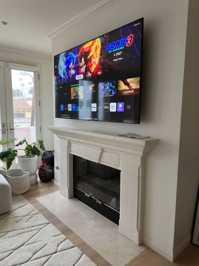 Fireplace mount